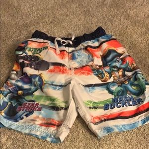 Skylanders Sz 6 boys swim suit excellent condition
